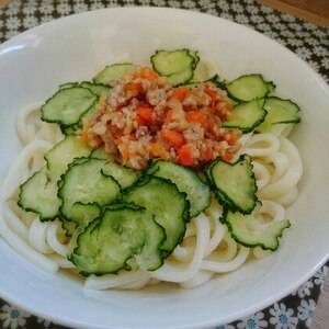 肉味噌冷やしうどん